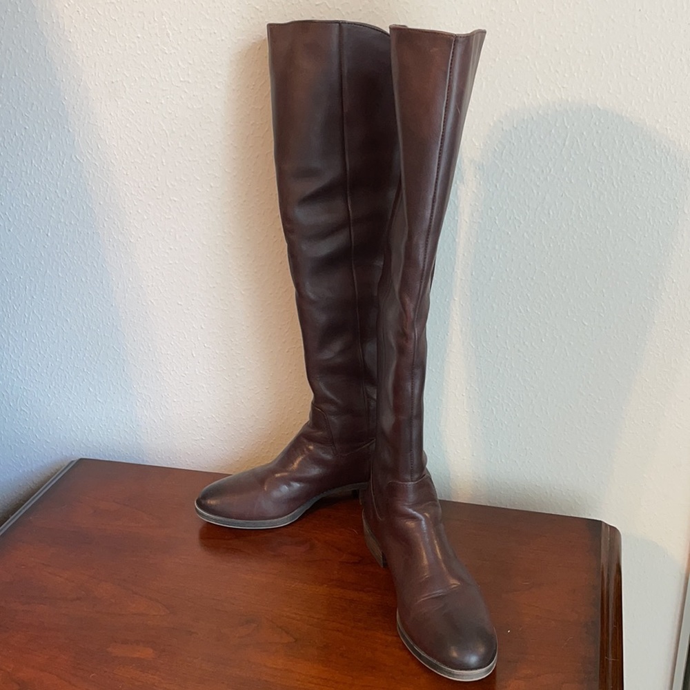 Sole society over the knee brown boots Size 8
